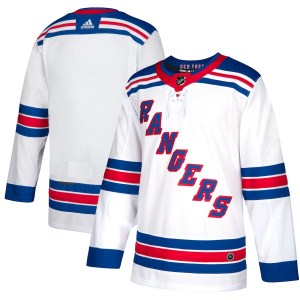 Herren New York Rangers Eishockey Trikot Auswärts Authentic Blank Weiß
